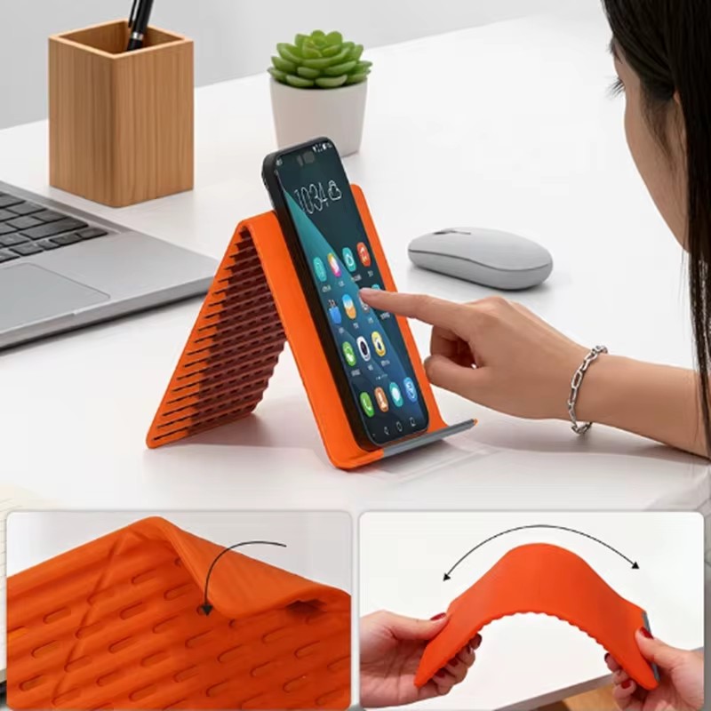 Desk Accessories - Luie draagbare telefoonstandaard Siliconen desktop tablet-laptophouder