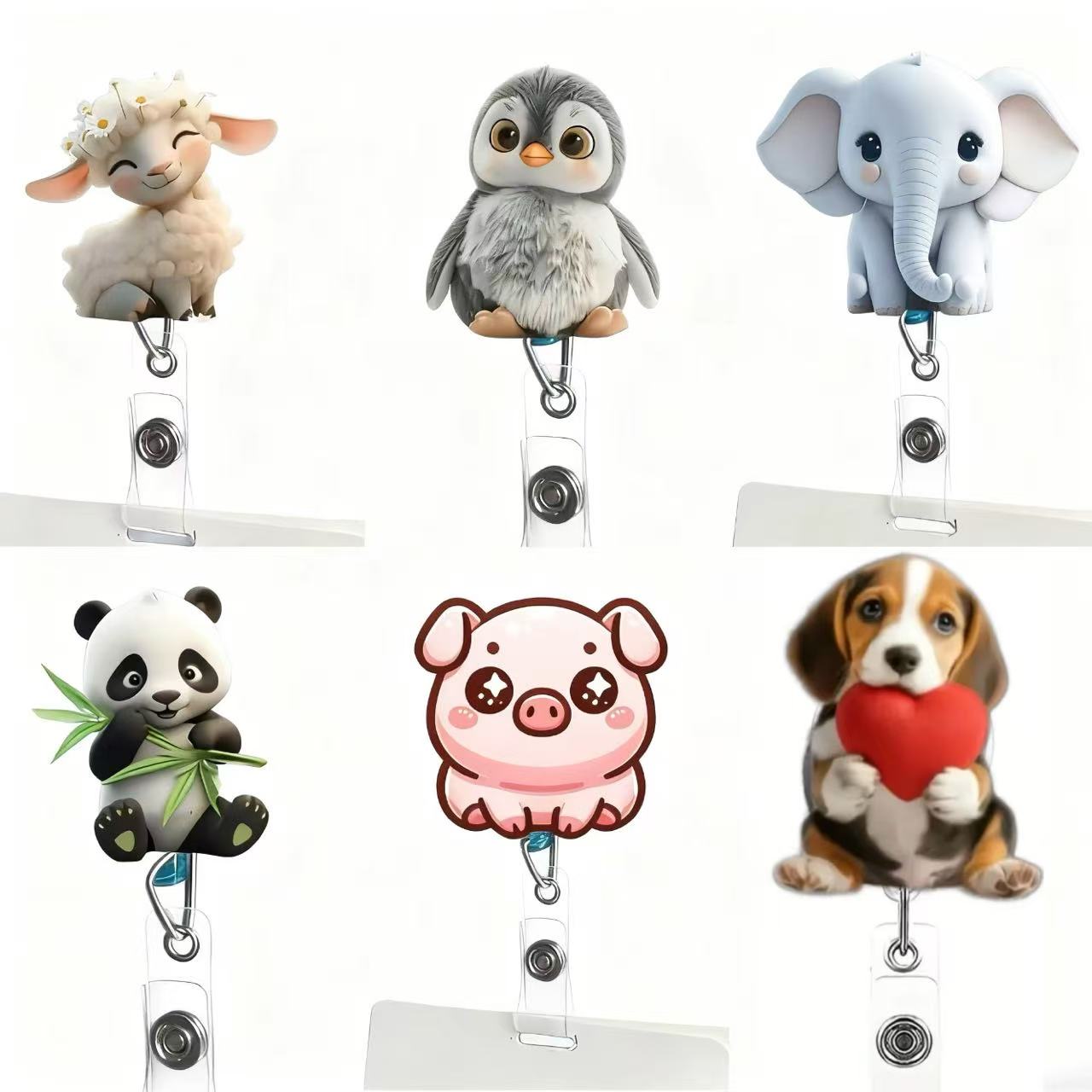 1PC Leuke Kat Intrekbare Badge - School Supplies recensie en prijs