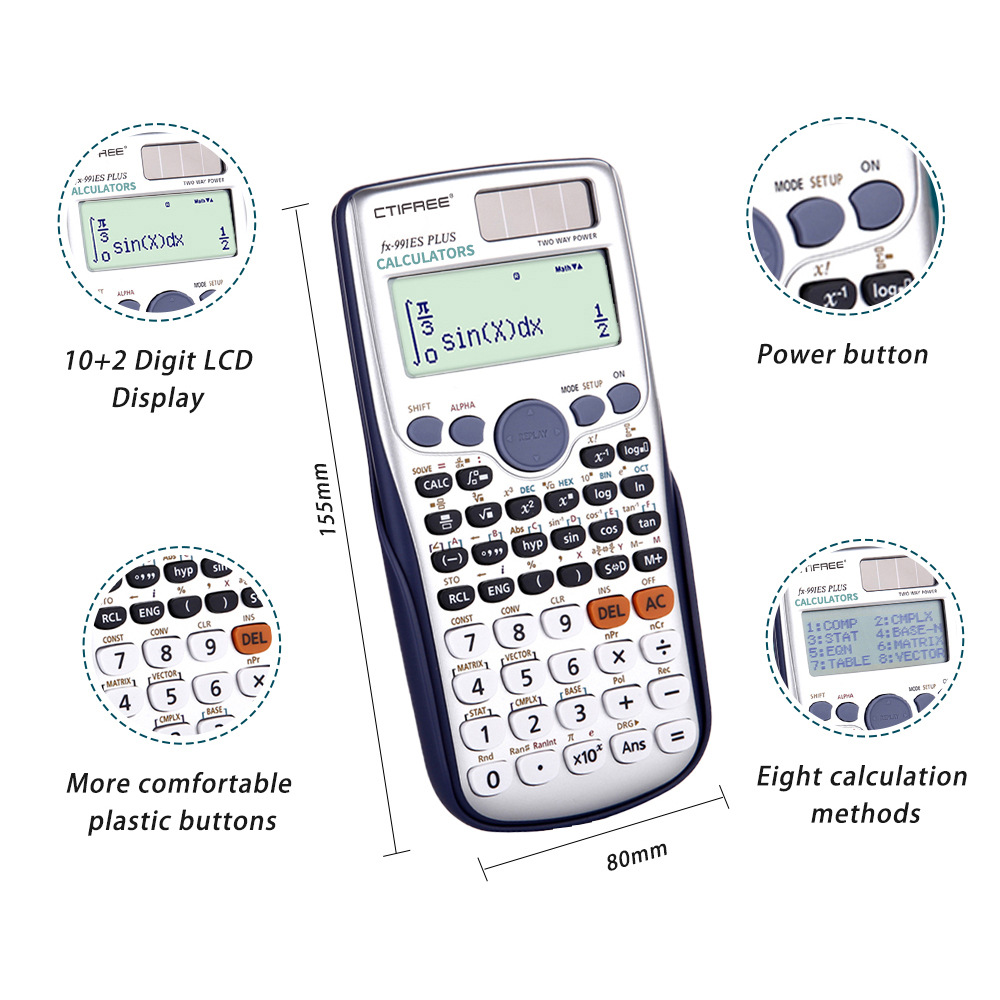 Rekenmachine voor FX-991ES PLU - Scientific Calculator For Secondary School recensie en prijs