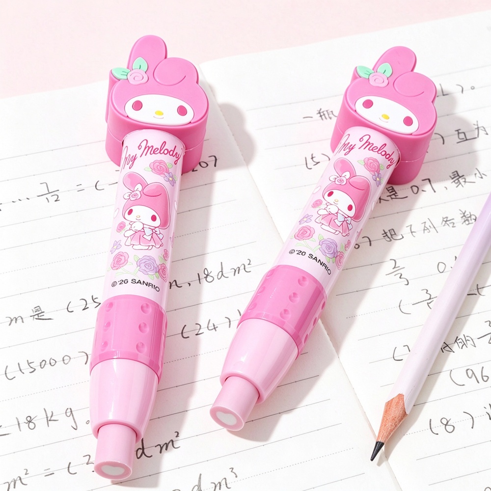 Echte Hello Kitty Melody 3D-ui - Retractable Eraser Pen Click recensie en prijs